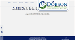 Desktop Screenshot of dobsonlandscape.com