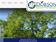 Tablet Screenshot of dobsonlandscape.com